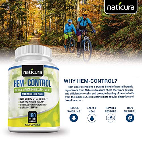 HemControl Natural Hemorrhoid Treatment Supplement Fast & Lasting