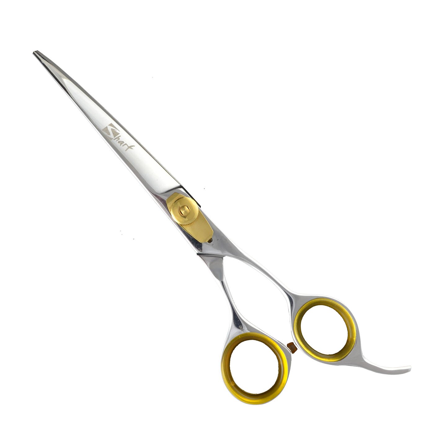 SHARF Gold Touch Pet Grooming Scissors Stainless Steel Curved Blades 8.5 Inch