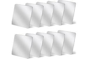 10 Pcs Small Mirrors for Kids 6 x 6 Inch Square Shatter Proof Mirror Toddler Mirror Plastic Mirror for Classroom DIY Craft Pr