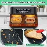 YQL Air Fryer Liners 100PCS for Ninja Instant Vortex Dual Air Fryers view 5