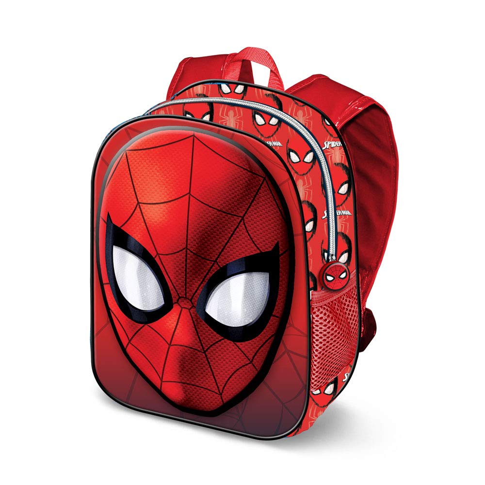 Karactermania Spiderman Spiderweb-3D Backpack (Small) Children's Backpack, 31 cm, 8.5 liters,Red, 39002
