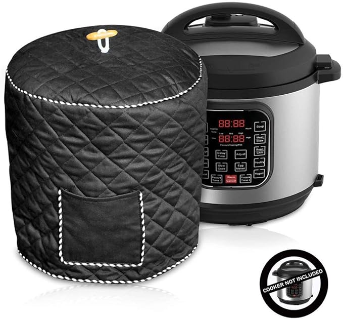 Decorative Cover for Electric Pressure Cookers Has Pocket