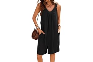Jumpsuits for Women Casual Summer Outfits Rompers Comfy Beach Vacation Trendy Overalls Jumpers Fashion Clothes 2025