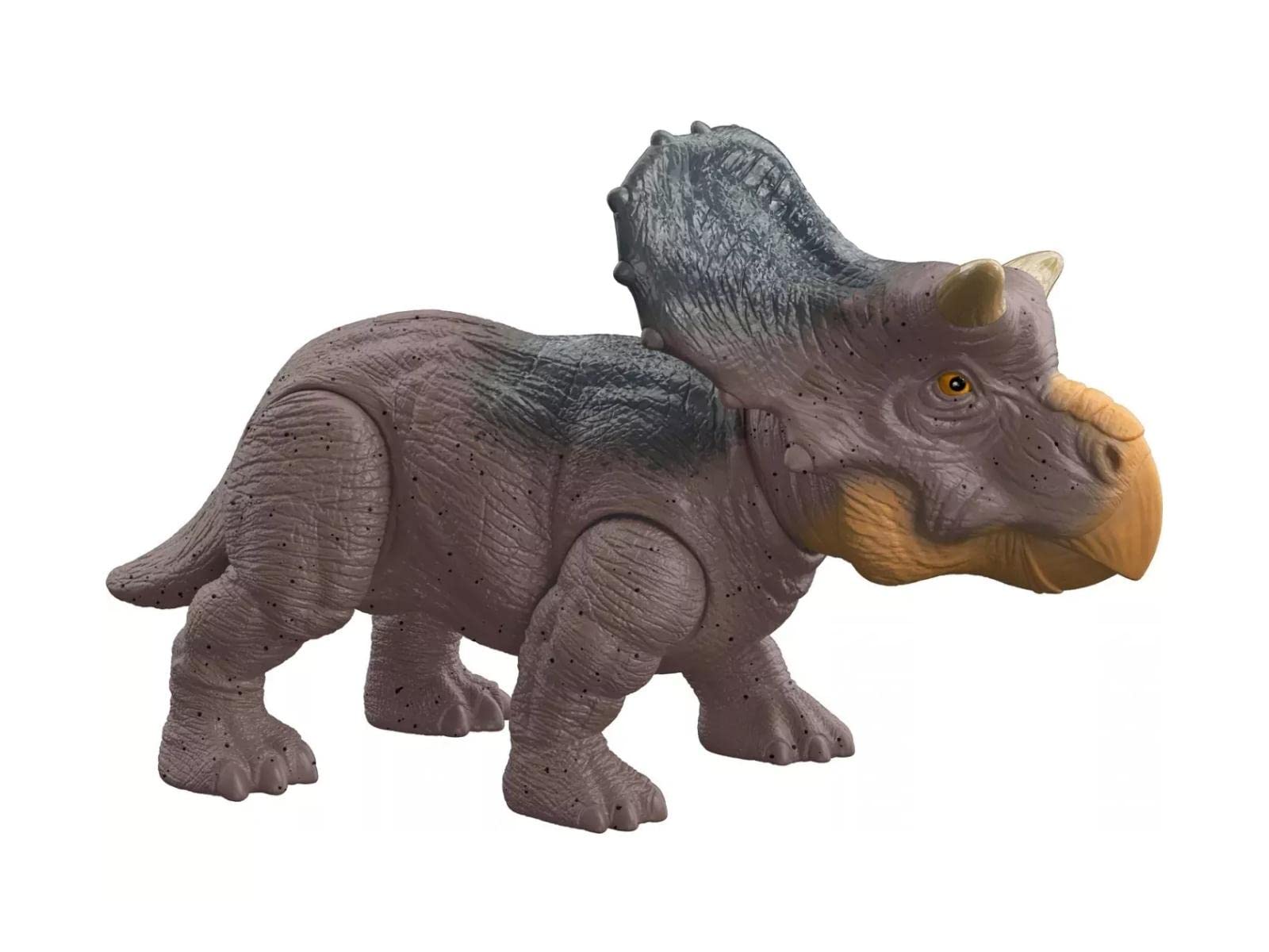 PREZIOSI Mondo Jurassic Dominion - Dinosaur Fierce Animals ''Nasutoceratops'' - Articulated Dinosaur 14cm Novelty Pack Bestial - Dinosaur Toy Animals Toy for Kids HDX26 - Multicolor