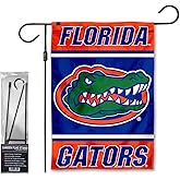 Florida Gators Garden Banner Flag with Flag Pole Stand Set