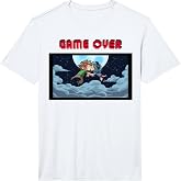 Mens Scott Pilgrim Vs. The World Game Over Kiss Performance T-Shirt