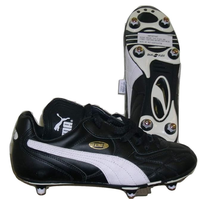 PUMA King Pro Kids Football Boots (UK 5) Black/White Amazon.co.uk