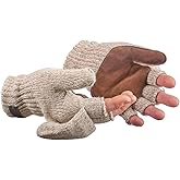 J. J. Keller & Associates, Inc. Winter Convertible Mittens Fingerless Gloves, Thinsulate, Warm Wool, SAFEGEAR