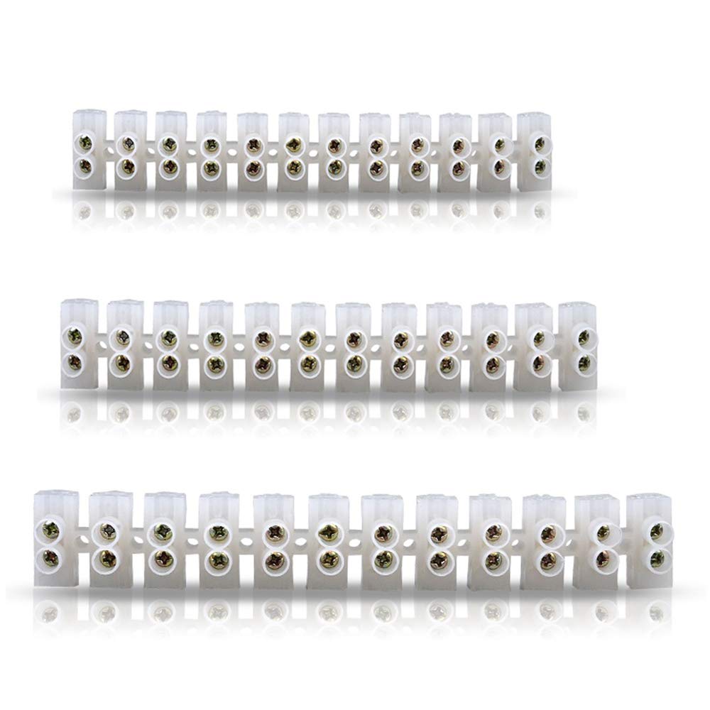 36pcs Electrical Block Strip Connector Blocks Electrical Wire Terminal Connectors 3,5,10 Amp