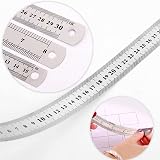 SZCXDKJ 3 Piece Stainless Steel Metal Ruler Set 30cm 20cm 15cm view 3