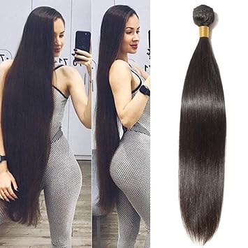 Amazon Com Newness 10a Straight Hair Long Length Virgin Human