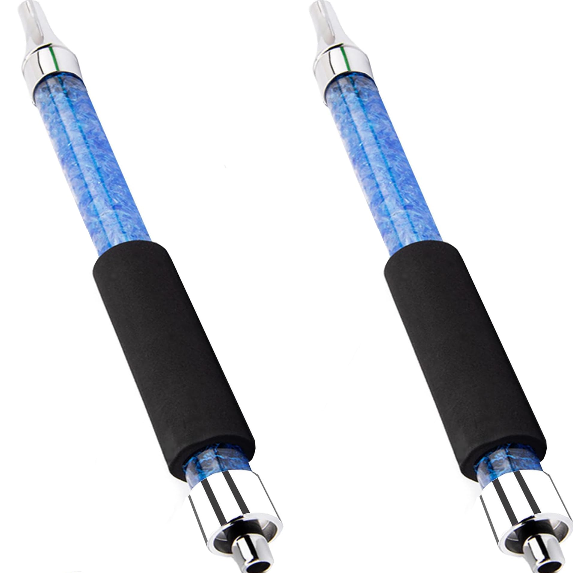 Photo 1 of VOVCIG 2Pack Hookah Ice Mouth Tip Hose Shisha Hookah Pipe Hose Hookah Accessories(14.7")
