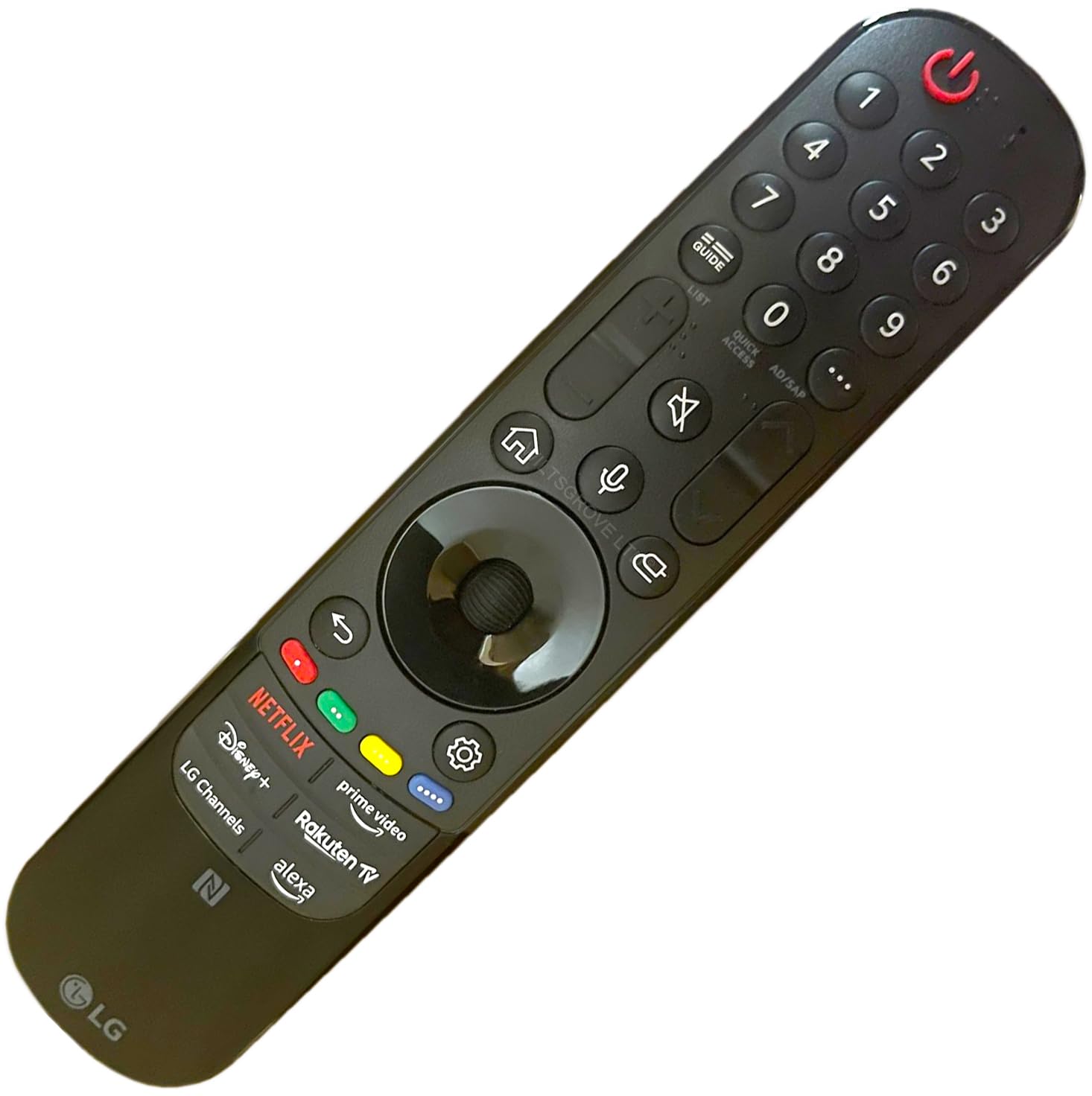 Original Replacement MR23GN AKB76043112 Magic Voice Remote control compatible with LG 70NANO766QA 75NANO766QA 75QNED816QA 75QNED866QA 75UQ80006LB 75UQ80006LB.AEK 86NANO766QA Smart Ultra HD HDR LED