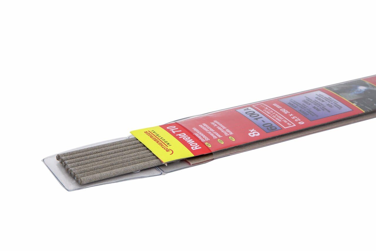 ROTHENBERGER Industrial Steel Rod Electrode, Roweld 710, 8 Pieces, Ø 2.5 x 350 mm — image 1
