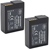 BM Premium 2 Pack of High Capacity DMW-BLC12 Batteries for Panasonic Lumix DC-FZ1000 II DC-G97 DC-G95 DMC-G85 DMC-GH2 DMC-G5 