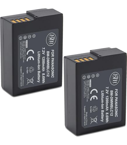 Panasonic Lumix Charger Pickle Power DMW-BLC12 DMW-BLC12PP Battery