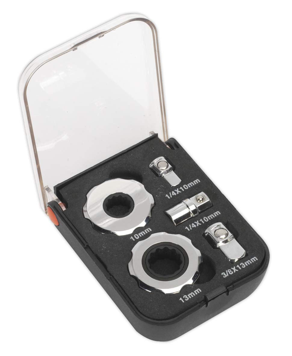 Sealey Ak6959 Palm Ratchet Set 5Pc 1/4 and 3/8Sq Drive