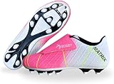 Precision Matrix FG Kids Laceless Football Boots Size 10 UK Pink