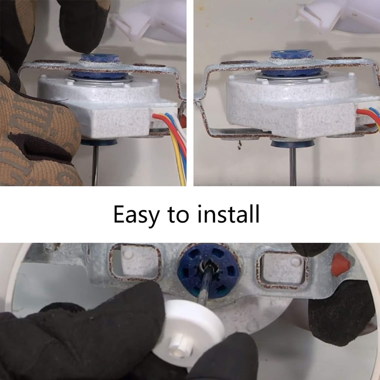 WR60X10185 Evaporator Fan Motor for General Electric Refrigerator by AMI PARTS,Replaces Part Numbers WR23X10353 WR23X10355 WR23X10364 PS1019114 AP3875639 WR60X10043 WR60X10154