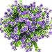 E-HAND Artificial Flowers Outdoor UV Resistant Plants Shrubs Boxwood Plastic Leaves Fake Bushes Greenery for Window Box Home Patio Yard Indoor Garden Light Office Wedding Decor Wholesale-4 Pack primary