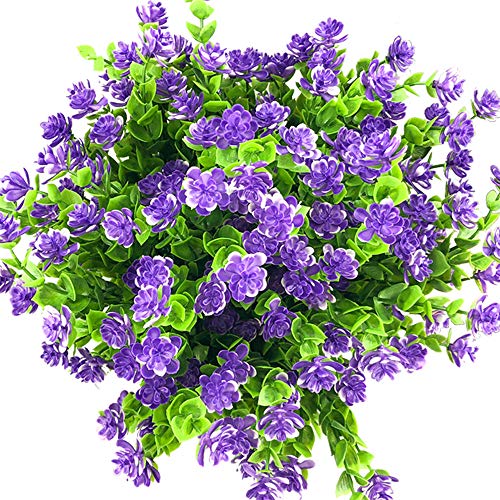 EHAND Artificial Flowers Outdoor UV Resistant Plants Shrubs Boxwood