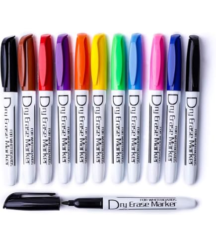 Lot De 16 Mini Effaceurs Magnétiques Effaçables à Sec Pour Tableau Blanc - Pour Salle De Classe