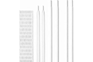 Great Call Athletics GCA Lacrosse Mesh & String Kit | White Semi-Soft Pocket with Top, Sidewall & Shooting Strings Complete S