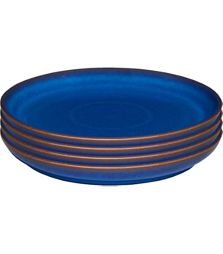 Amazon.com: Denby Natural Canvas Plate Set, Cream, Medium, Set of