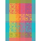 Garnier Thiebaut Mille Colibris Tor Antilles (One Thousand Hummingbirds) French Kitchen Towel 22"x30", Cotton, Jacquard