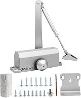 Onarway Door Closer Size 3 Automatic Hydraulic 45-60kg EN1154 Aluminum view 1