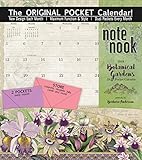 Botanical Gardens Note Nook 2018 24 Pocket Calendar by