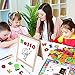 GINMIC Magnetic Letters and Numbers with Magnet Board, Alphabet ABC Magnets, Learning & Educational Toys - Uppercase Lowercase Math Symbols with Magnetic Whiteboard Chalkboard for Toddlers Kids