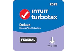 TurboTax Deluxe 2023 Tax Software, Federal Tax Return [Amazon Exclusive] [PC/Mac Download]