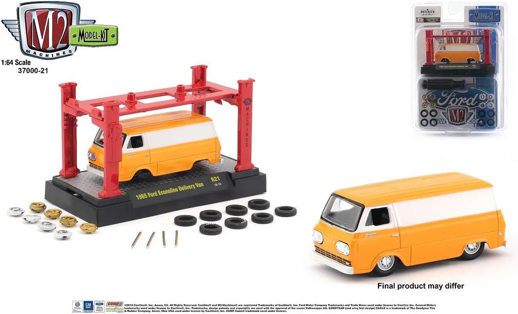 M2 Machines 1:64 Model Kit Release 21 1965 Ford Econoline Delivery Van