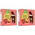 BEAR Sour - Real Fruit Yoyos - Strawberry-Apple - 0.7 Ounce (5 Count) - No added Sugar, All Natural, non GMO, Gluten Free, Vegan - Healthy on-the-go snack for kids & adults (Pack of 2)