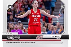 GENERIC 2024 Panini CAITLIN CLARK Basketball ROOKIE Card - #1 WNBA Rookie w/Triple-Double! - Indiana Fever