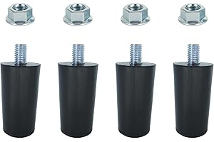 WAITCOOK Long Stabilizing Foot for Blackstone 17" & 22" Tabletop Griddle,Rubber Feet and Nut for Blackstone Griddle Replacement Parts