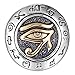 MENDINO Mens Boys Ring Stainless Steel Egyptian Eye of Horus Udjat Silver Gold Tone