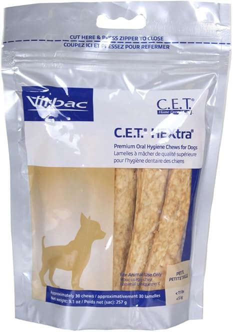 Virbac Cet Hextra Premium Oral Hygiene Chews Packaging May Vary