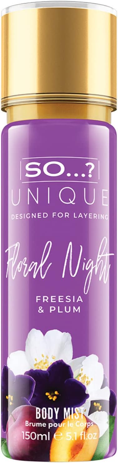 So…? Unique Womens Floral Night Body Mist 150ml Fragrance Spray