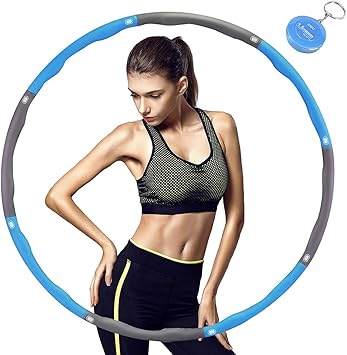 TTMOW Hula hoop, 8 hula hoop de fitness extraíbles, adecuados para ...