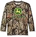 John Deere Boys' Long Sleeve Poly Tee Camo