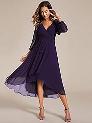 Ever-Pretty Women's Chiffon Spring V Neck Long
