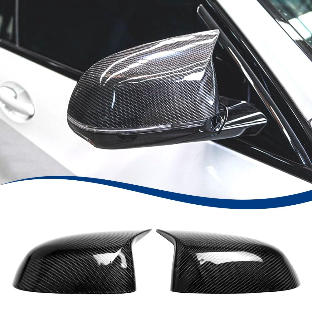 Photo 1 of XPHAZZ Real Carbon Fiber Side Mirror Cover Compatible with X3 G01 X4 G02 / Pre-lci X5 G05 X6 G06 X7 G07 (Real Carbon Fiber, G01 G02 G05)