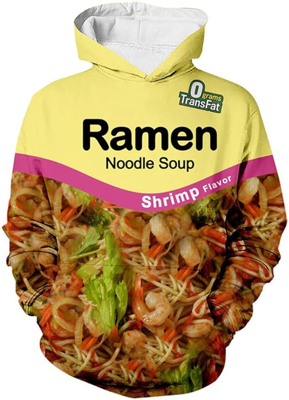 ramen noodle hoodie shrimp