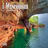 Wisconsin, Wild & Scenic 2018 7 x 7 Inch Monthly Mini Wall Calendar, USA United States of America Mi by 