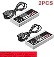 2-Pack NES Controllers for NES 8 Bit Entertainment System Console Control Pad