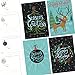 Christmas Postcards Bulk, One Jade Lane - Merry Holiday POSTCARDS - 40 Ct Christmas Cards - 4 Designs/10 of each - Heavy Stock - Postage Saver.