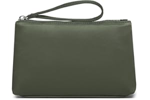 YONBEN Nylon Wristbands Bag Makeup Pouch for Purse Waterproof Wristbands Bag with Zipper Pocket Credit Card Pouch