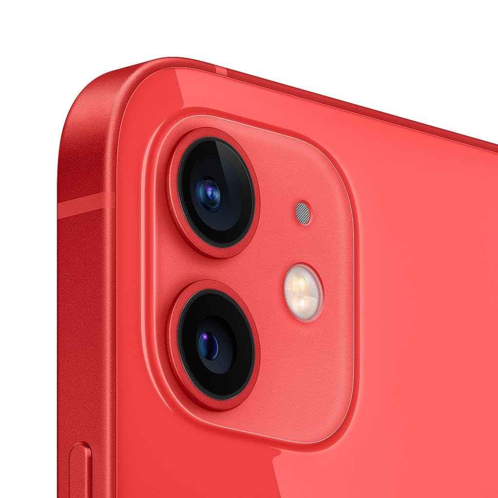 Apple iPhone 12, 128GB, (Product)Red - Fully Unlocked (Renewed)